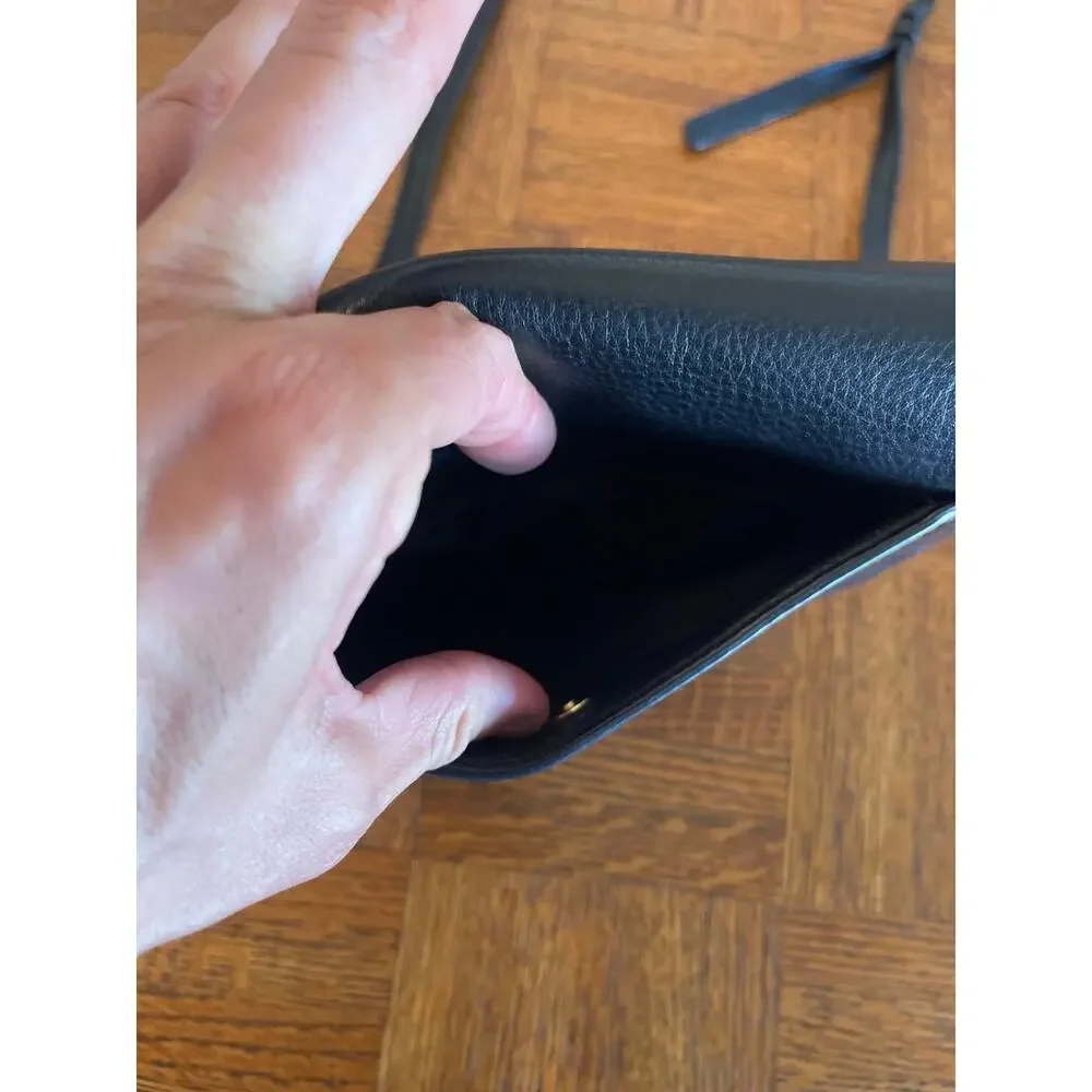 Michael Michael Kors Black Pebbled Leather Half Dome Crossbody Bag black